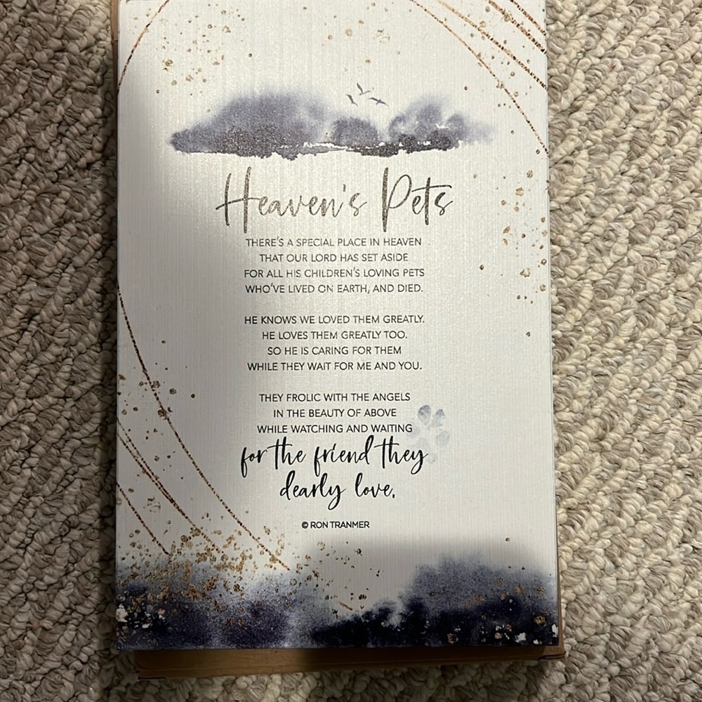 DEXSA heaven’s pet New Horizons Wood Plaque, 6" x 9"